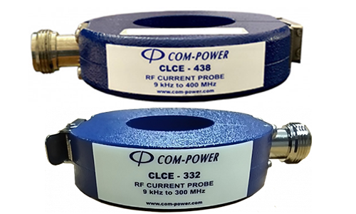 RF current probes for EMC testing with wide frequency and current ranges